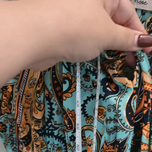 Paisley Print Women's Dress - Picture 7 of 7